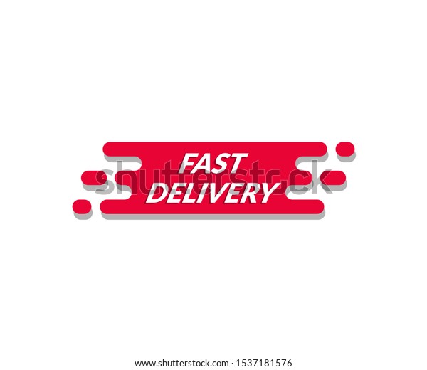 Fast Delivery Tags Collection Special Delivery Stock Vector (Royalty ...