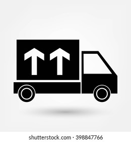 Fast delivery truck