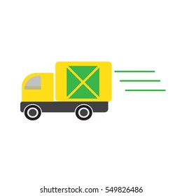 Fast delivery truck
