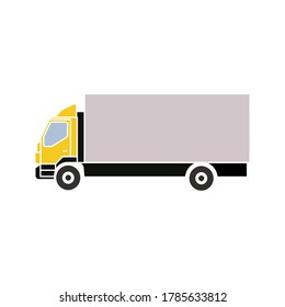 fast delivery truck icon, express delivery, quick move, editable vector illustration. eps 10