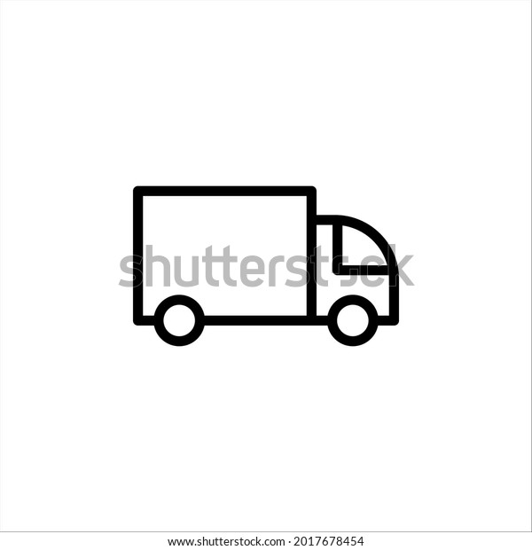 fast delivery truck icon, express delivery,\
vector illustration on white\
background