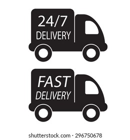 fast delivery and twenty-four seven in truck