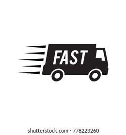 24hr Delivery Van Icon Stock Vector (Royalty Free) 778223008