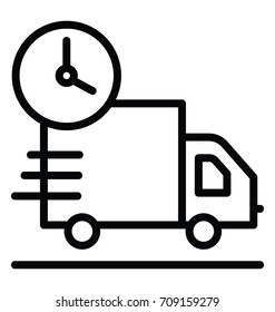 Fast Delivery Vector Icon