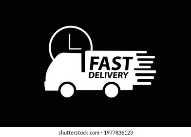 fast delivery vector icon express delivery abstract