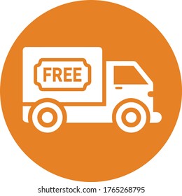 Icono vector de entrega rápida, gráficos vectoriales