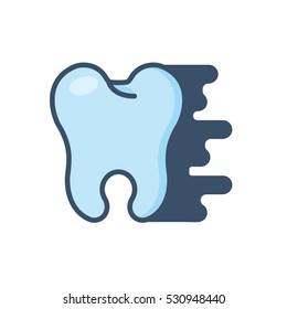 Fast Dental Vector Logo Design Template Element