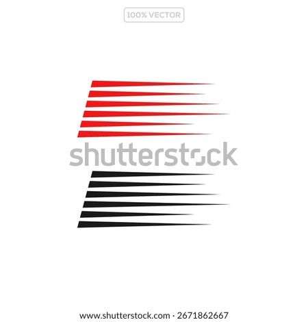 Fast and Dynamic Velocity Logo Design Template transparent background  