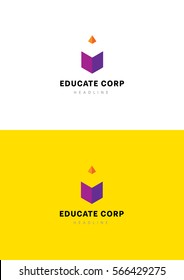 Fast educate logo template.