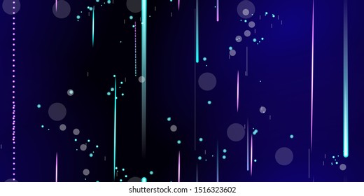 Fast Effect. Motion Neon. Flow Light Movement. Seamless Pattern. Element Futuristic Design. Abstract Glowing Trail Lines, Sticks. Concept Minimal. Modern Dynamic 3D Static. Techno Vector illustration.