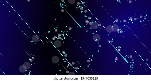 Fast Effect. Motion Neon. Flow Light Movement. Seamless Pattern. Element Futuristic Design. Abstract Glowing Trail Lines, Sticks. Concept Minimal. Modern Dynamic 3D Static. Techno Vector illustration.