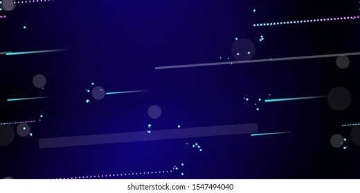 Fast Effect. Motion Neon. Flow Light Movement. Seamless Pattern. Element Futuristic Design. Abstract Glowing Trail Lines, Sticks. Concept Minimal. Modern Dynamic 3D Static. Techno Vector illustration.