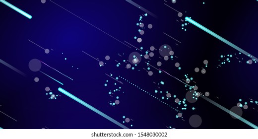 Fast Effect. Motion Neon. Flow Light Movement. Seamless Pattern. Element Futuristic Design. Abstract Glowing Trail Lines, Sticks. Concept Minimal. Modern Dynamic 3D Static. Techno Vector illustration.