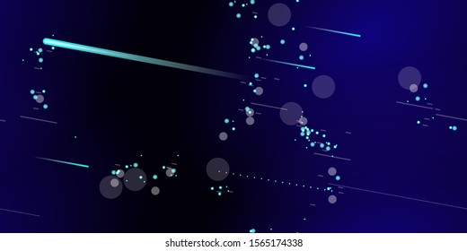 Fast Effect. Motion Neon. Flow Light Movement. Seamless Pattern. Element Futuristic Design. Abstract Glowing Trail Lines, Sticks. Concept Minimal. Modern Dynamic 3D Static. Techno Vector illustration.