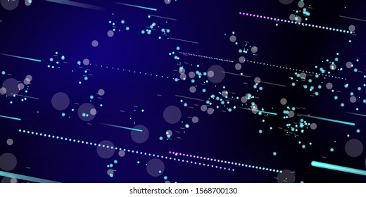 Fast Effect. Motion Neon. Flow Light Movement. Seamless Pattern. Element Futuristic Design. Abstract Glowing Trail Lines, Sticks. Concept Minimal. Modern Dynamic 3D Static. Techno Vector illustration.