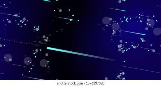 Fast Effect. Motion Neon. Flow Light Movement. Seamless Pattern. Element Futuristic Design. Abstract Glowing Trail Lines, Sticks. Concept Minimal. Modern Dynamic 3D Static. Techno Vector illustration.