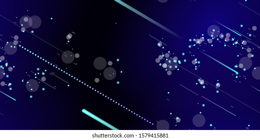 Fast Effect. Motion Neon. Flow Light Movement. Seamless Pattern. Element Futuristic Design. Abstract Glowing Trail Lines, Sticks. Concept Minimal. Modern Dynamic 3D Static. Techno Vector illustration.