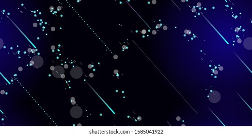 Fast Effect. Motion Neon. Flow Light Movement. Seamless Pattern. Element Futuristic Design. Abstract Glowing Trail Lines, Sticks. Concept Minimal. Modern Dynamic 3D Static. Techno Vector illustration.