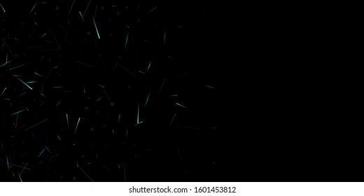 Fast Effect. Motion Neon. Glare Dynamic. Falling Glow. Flow Light Movement. Element Futuristic Design. Abstract Trail Lines, Sticks. Concept Minimal. Modern 3D Static. Techno Vector illustration.