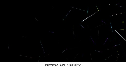 Fast Effect. Motion Neon. Glare Dynamic. Falling Glow. Flow Light Movement. Element Futuristic Design. Abstract Trail Lines, Sticks. Concept Minimal. Modern 3D Static. Techno Vector illustration.
