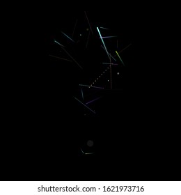 Fast Effect. Motion Neon. Glare Dynamic. Falling Glow. Flow Light Movement. Element Futuristic Design. Abstract Trail Lines, Sticks. Concept Minimal. Modern 3D Static. Techno Vector illustration.