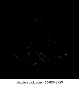 Efecto rápido. Motion Neon. Glare Dinámico. Cayendo Brillante. Movimiento de luz de flujo. Elemento Diseño Futurista. Líneas de sendero abstractas, palos. Concepto mínimo. Estático 3D moderno. Ilustración del vector Techno.