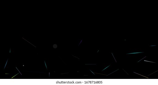 Efecto rápido. Motion Neon. Glare Dinámico. Cayendo Brillante. Movimiento de luz de flujo. Elemento Diseño Futurista. Líneas de sendero abstractas, palos. Concepto mínimo. Estático 3D moderno. Ilustración del vector Techno.