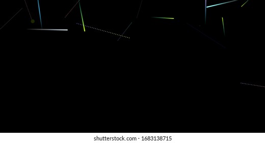 Schneller Effekt. Motion Neon. Glare Dynamic. Fallendes Glühen. Lichtbewegung. Element Futuristisches Design. Abstrakte Traillinien, Sticks. Konzept minimal. Modernes 3D-Static. Techno Vektorillustration Illustration.