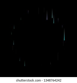Fast Effect. Motion Neon Light Movement. Flow Light Trail. Neon Element Futuristic Design. Abstract Glowing Lines Movement Concept. Minimal Modern Dynamic 3D Static Effect. Techno Vector illustration.