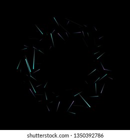 Fast Effect. Motion Neon Light Movement. Flow Light Trail. Neon Element Futuristic Design. Abstract Glowing Lines Movement Concept. Minimal Modern Dynamic 3D Static Effect. Techno Vector illustration.