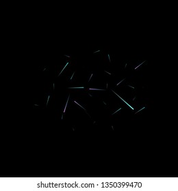Fast Effect. Motion Neon Light Movement. Flow Light Trail. Neon Element Futuristic Design. Abstract Glowing Lines Movement Concept. Minimal Modern Dynamic 3D Static Effect. Techno Vector illustration.