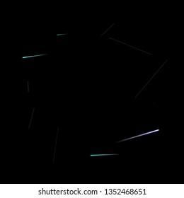 Fast Effect. Motion Neon Light Movement. Flow Light Trail. Neon Element Futuristic Design. Abstract Glowing Lines Movement Concept. Minimal Modern Dynamic 3D Static Effect. Techno Vector illustration.
