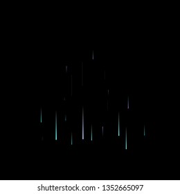 Fast Effect. Motion Neon Light Movement. Flow Light Trail. Neon Element Futuristic Design. Abstract Glowing Lines Movement Concept. Minimal Modern Dynamic 3D Static Effect. Techno Vector illustration.