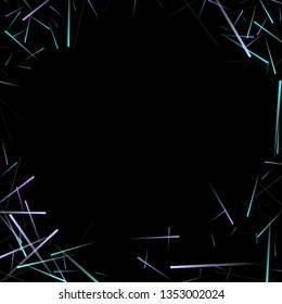 Fast Effect. Motion Neon Light Movement. Flow Light Trail. Neon Element Futuristic Design. Abstract Glowing Lines Movement Concept. Minimal Modern Dynamic 3D Static Effect. Techno Vector illustration.
