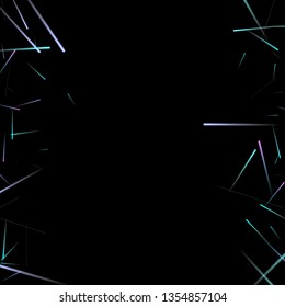 Fast Effect. Motion Neon Light Movement. Flow Light Trail. Neon Element Futuristic Design. Abstract Glowing Lines Movement Concept. Minimal Modern Dynamic 3D Static Effect. Techno Vector illustration.