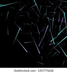 Fast Effect. Motion Neon Light Movement. Flow Light Trail. Neon Element Futuristic Design. Abstract Glowing Lines Movement Concept. Minimal Modern Dynamic 3D Static Effect. Techno Vector illustration.