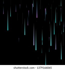 Fast Effect. Motion Neon Light Movement. Flow Light Trail. Neon Element Futuristic Design. Abstract Glowing Lines Movement Concept. Minimal Modern Dynamic 3D Static Effect. Techno Vector illustration.