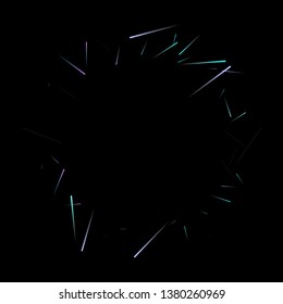 Fast Effect. Motion Neon Light Movement. Flow Light Trail. Neon Element Futuristic Design. Abstract Glowing Lines Movement Concept. Minimal Modern Dynamic 3D Static Effect. Techno Vector illustration.
