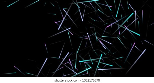 Fast Effect. Motion Neon Light Movement. Flow Light Trail. Neon Element Futuristic Design. Abstract Glowing Lines Movement Concept. Minimal Modern Dynamic 3D Static Effect. Techno Vector illustration.