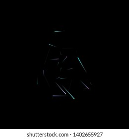 Fast Effect. Motion Neon Light Movement. Flow Light Trail. Neon Element Futuristic Design. Abstract Glowing Lines Movement Concept. Minimal Modern Dynamic 3D Static Effect. Techno Vector illustration.