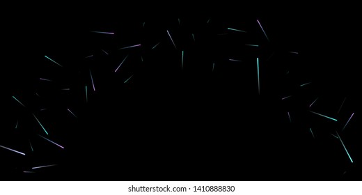 Fast Effect. Motion Neon Light Movement. Flow Light Trail. Neon Element Futuristic Design. Abstract Glowing Lines Movement Concept. Minimal Modern Dynamic 3D Static Effect. Techno Vector illustration.