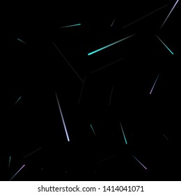 Fast Effect. Motion Neon Light Movement. Flow Light Trail. Neon Element Futuristic Design. Abstract Glowing Lines Movement Concept. Minimal Modern Dynamic 3D Static Effect. Techno Vector illustration.