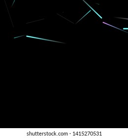 Fast Effect. Motion Neon Light Movement. Flow Light Trail. Neon Element Futuristic Design. Abstract Glowing Lines Movement Concept. Minimal Modern Dynamic 3D Static Effect. Techno Vector illustration.