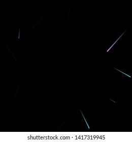 Fast Effect. Motion Neon Light Movement. Flow Light Trail. Neon Element Futuristic Design. Abstract Glowing Lines Movement Concept. Minimal Modern Dynamic 3D Static Effect. Techno Vector illustration.
