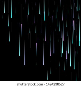 Fast Effect. Motion Neon Light Movement. Flow Light Trail. Neon Element Futuristic Design. Abstract Glowing Lines Movement Concept. Minimal Modern Dynamic 3D Static Effect. Techno Vector illustration.