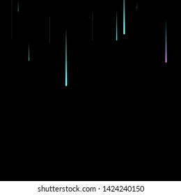 Fast Effect. Motion Neon Light Movement. Flow Light Trail. Neon Element Futuristic Design. Abstract Glowing Lines Movement Concept. Minimal Modern Dynamic 3D Static Effect. Techno Vector illustration.