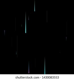 Fast Effect. Motion Neon Light Movement. Flow Light Trail. Neon Element Futuristic Design. Abstract Glowing Lines Movement Concept. Minimal Modern Dynamic 3D Static Effect. Techno Vector illustration.