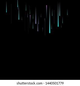 Fast Effect. Motion Neon Light Movement. Flow Light Trail. Neon Element Futuristic Design. Abstract Glowing Lines Movement Concept. Minimal Modern Dynamic 3D Static Effect. Techno Vector illustration.