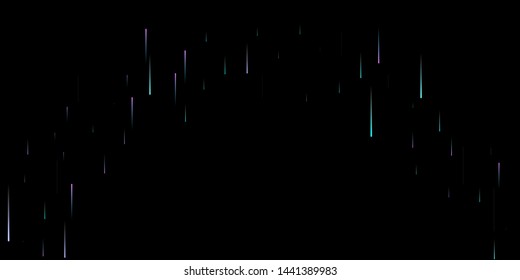 Fast Effect. Motion Neon Light Movement. Flow Light Trail. Neon Element Futuristic Design. Abstract Glowing Lines Movement Concept. Minimal Modern Dynamic 3D Static Effect. Techno Vector illustration.