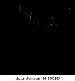 Fast Effect. Motion Neon Light Movement. Flow Light Trail. Neon Element Futuristic Design. Abstract Glowing Lines Movement Concept. Minimal Modern Dynamic 3D Static Effect. Techno Vector illustration.